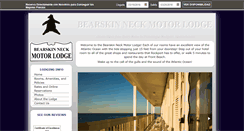 Desktop Screenshot of bearskinneckmotorlodge.com